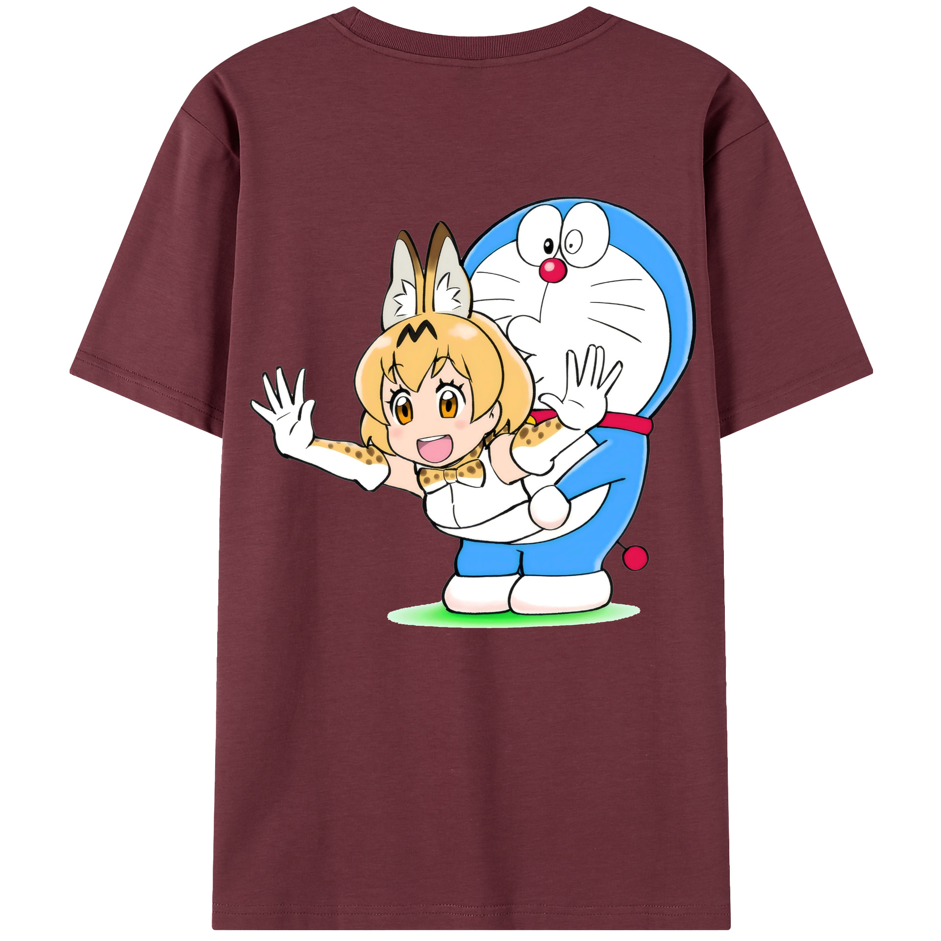 （画像用） ドラえもん Doraemon 綿100％半袖Tシャツ（背面プリント）
